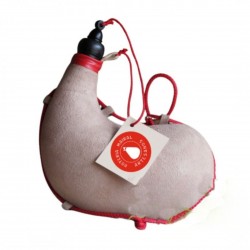 Bota de vino de pez curva